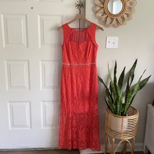 Enfocus Petite | Lace Dress With Rhinestone Waist